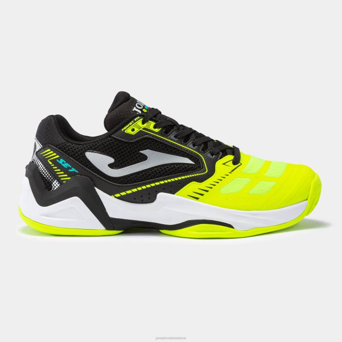 hr Joma cipele t.set 23 tvrdi teren crno fluorescentno žuto 6FVN76 muškarci