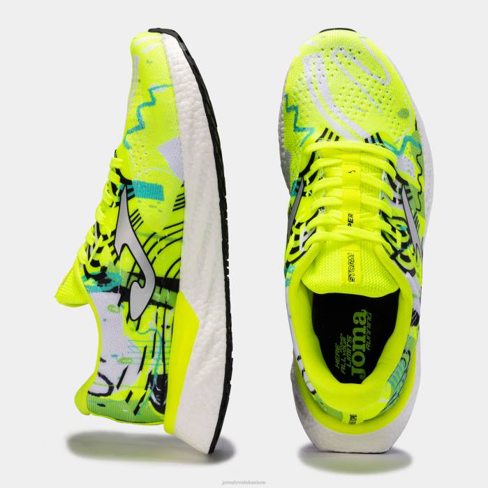 hr Joma tenisice za trčanje r.viper 23 fluorescentno zelena 6FVN578 muškarci