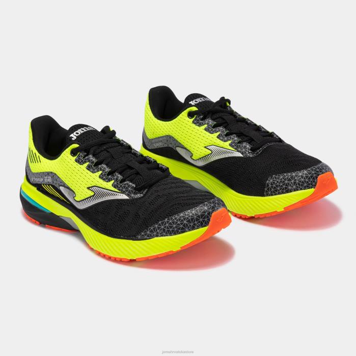 hr Joma tenisice za trčanje titanium 23 crno fluorescentno žuto 6FVN420 muškarci