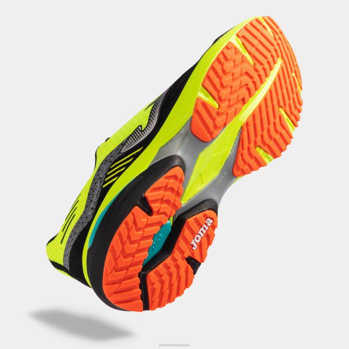hr Joma tenisice za trčanje titanium 23 crno fluorescentno žuto 6FVN420 muškarci