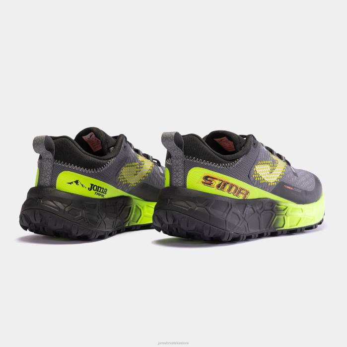 hr Joma tenisice za trail trčanje tk.sima 23 crno fluorescentno žuto 6FVN3266 muškarci