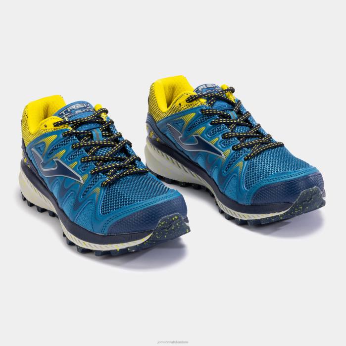 hr Joma tenisice za trail trčanje tk.trek 23 petrolej žuta 6FVN2830 muškarci