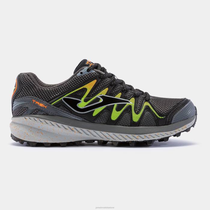 hr Joma tenisice za trail trčanje tk.trek 23 sivo žuta 6FVN143 muškarci