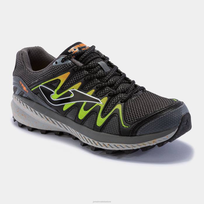 hr Joma tenisice za trail trčanje tk.trek 23 sivo žuta 6FVN143 muškarci