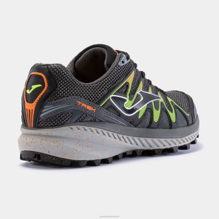 hr Joma tenisice za trail trčanje tk.trek 23 sivo žuta 6FVN143 muškarci