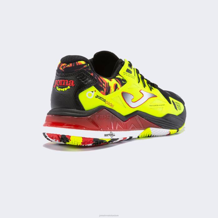 hr Joma cipele t.spin 23 glina crno fluorescentno žuto 6FVN839 muškarci