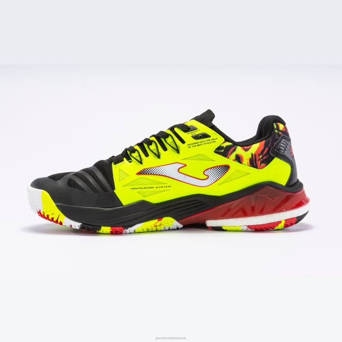 hr Joma cipele t.spin 23 glina crno fluorescentno žuto 6FVN839 muškarci