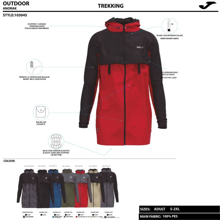 hr Joma anorak explorer tamno sivo 6FVN1176 muškarci