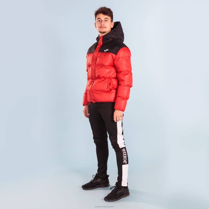 hr Joma anorak park crveno-crno 6FVN668 muškarci