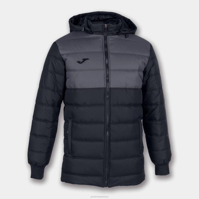 hr Joma anorak urban ii crno tamno sivo 6FVN4075 muškarci