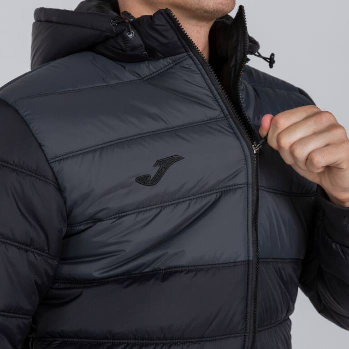 hr Joma anorak urban ii crno tamno sivo 6FVN4075 muškarci