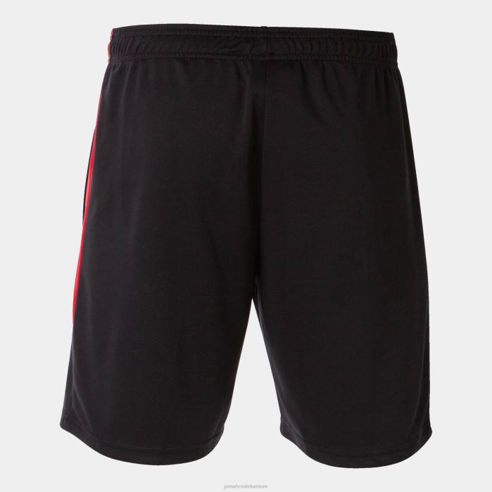 hr Joma bermude eko prvenstvo crno crvena 6FVN3074 muškarci