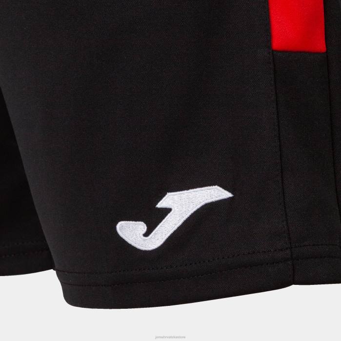 hr Joma bermude eko prvenstvo crno crvena 6FVN3074 muškarci