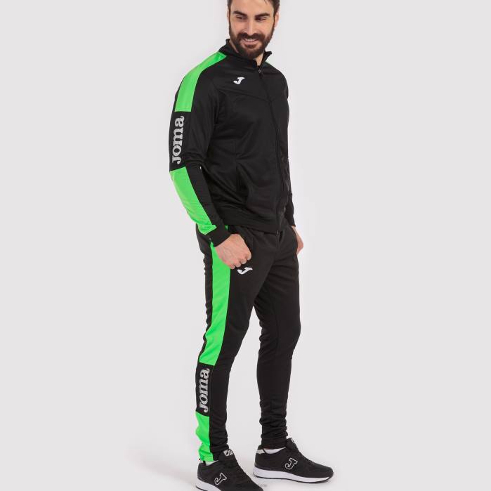 hr Joma prvenstvo u dugim hlačama iv crna fluorescentno zelena 6FVN3357 muškarci