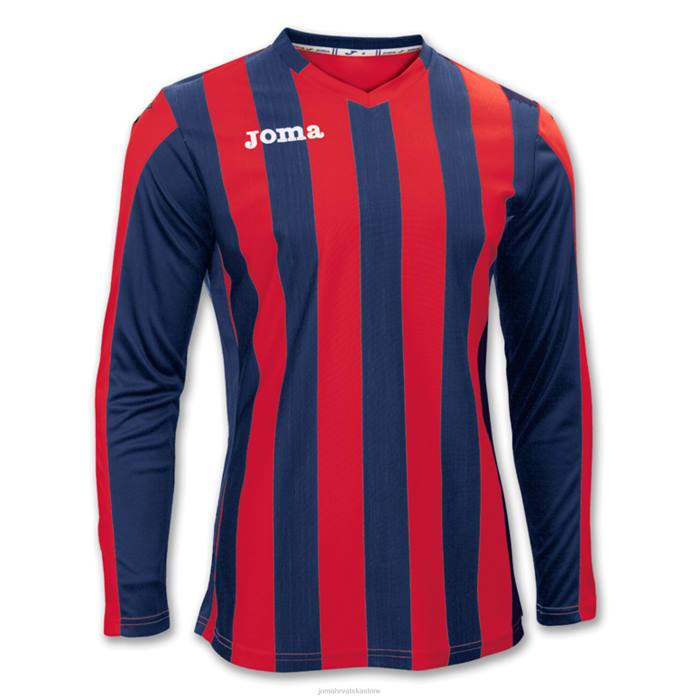 hr Joma košulja dugih rukava copa crvena tamnoplava 6FVN3086 muškarci