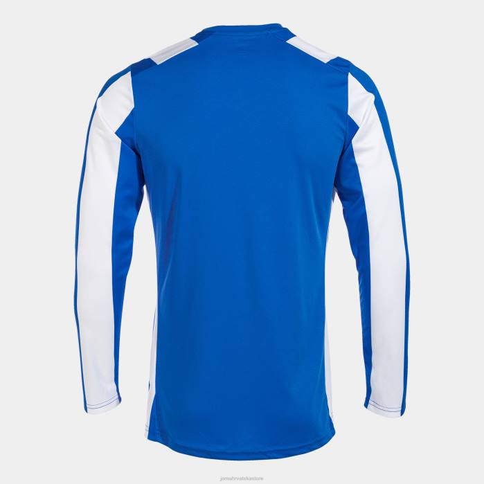 hr Joma košulja dugih rukava inter classic kraljevsko plava bijela 6FVN424 muškarci