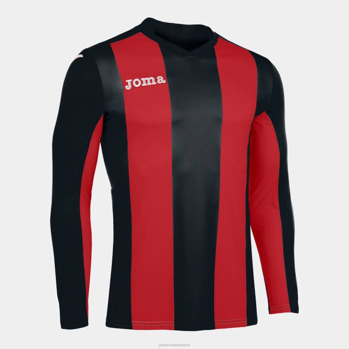 hr Joma košulja dugih rukava pisa crveno-crno 6FVN2936 muškarci