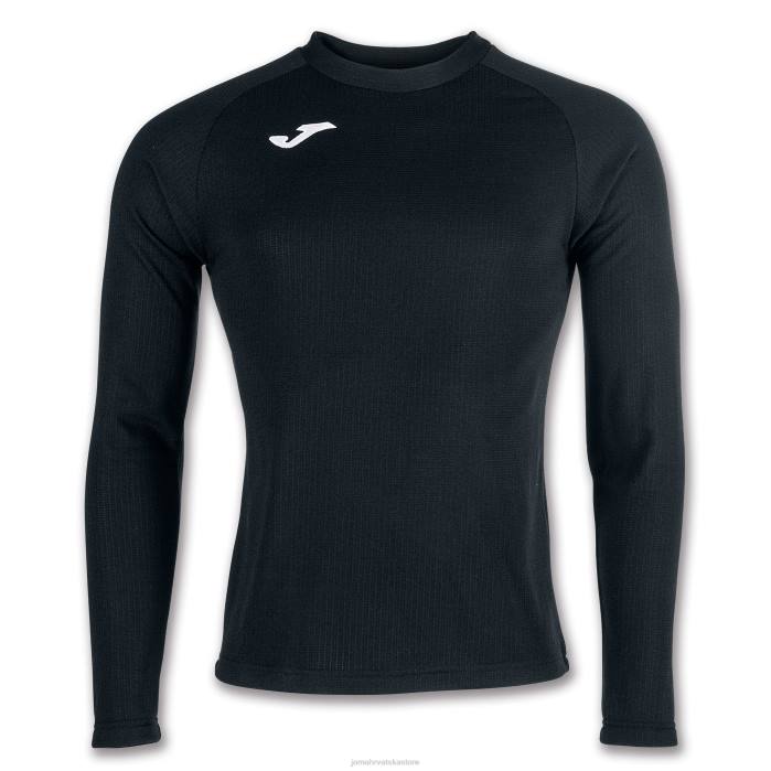 hr Joma majica dugih rukava brama crno 6FVN1276 muškarci