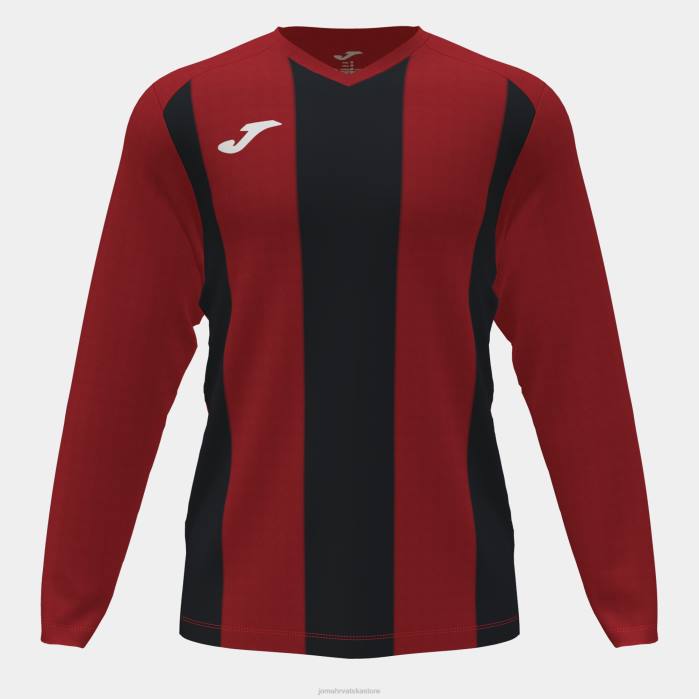 hr Joma majica dugih rukava pisa ii crveno-crno 6FVN3572 muškarci