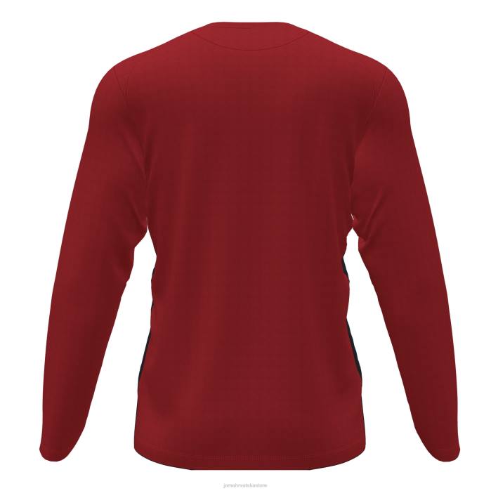 hr Joma majica dugih rukava pisa ii crveno-crno 6FVN3572 muškarci
