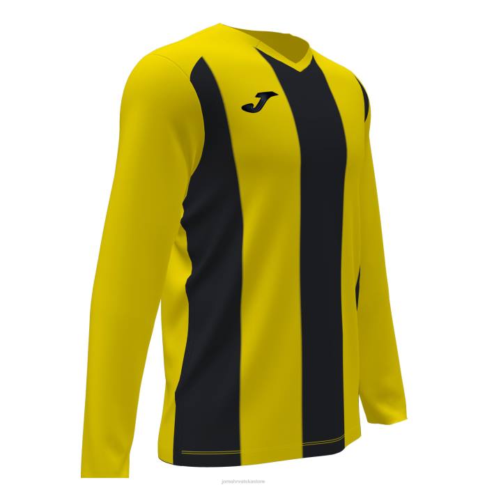 hr Joma majica dugih rukava pisa ii žuto crna 6FVN3070 muškarci