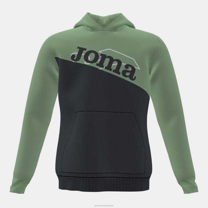 hr Joma park džempera s kapuljačom crni kaki 6FVN4126 muškarci