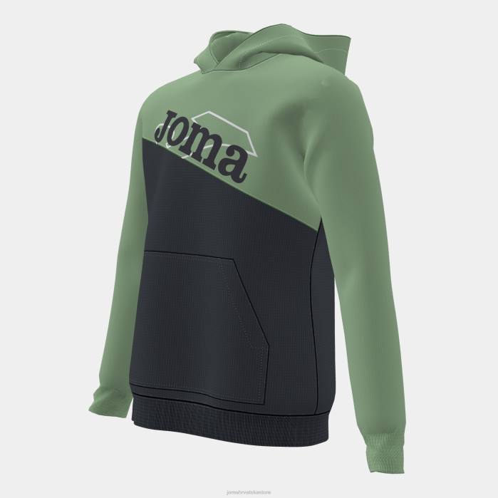 hr Joma park džempera s kapuljačom crni kaki 6FVN4126 muškarci