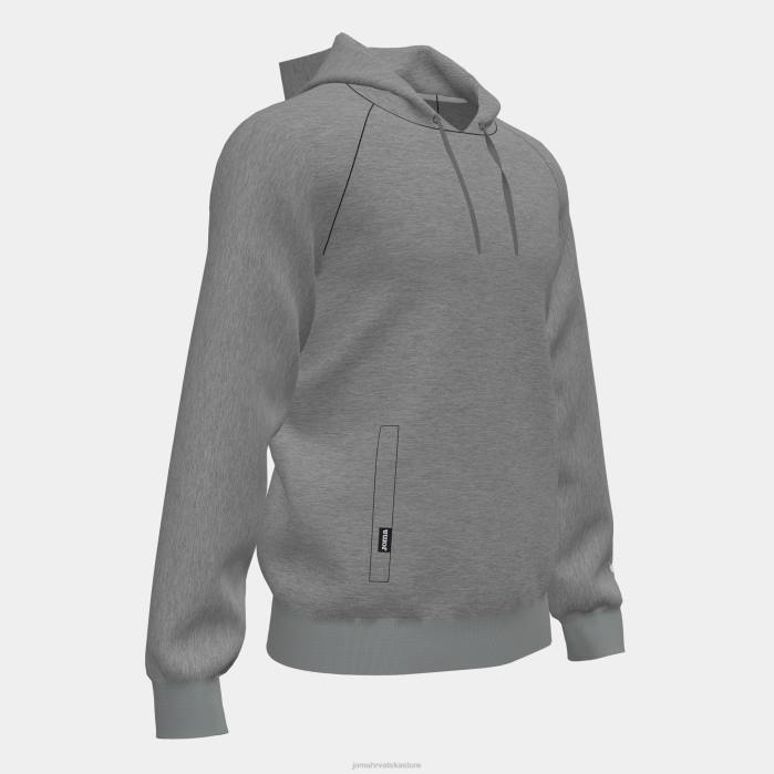 hr Joma pulover s kapuljačom beta melange siva 6FVN1335 muškarci