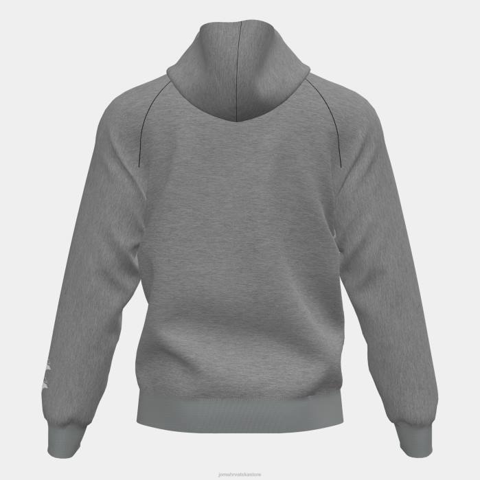 hr Joma pulover s kapuljačom beta melange siva 6FVN1335 muškarci