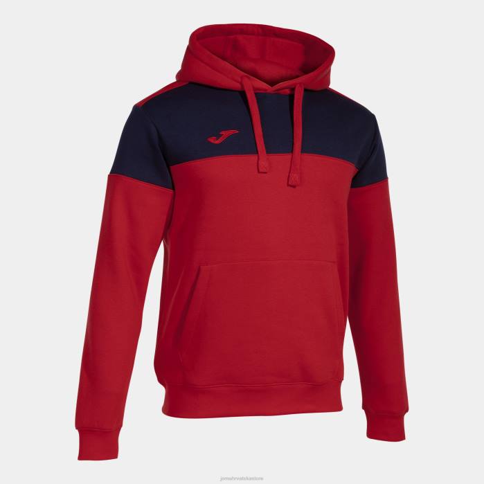hr Joma pulover s kapuljačom ekipa v crvena tamnoplava 6FVN175 muškarci