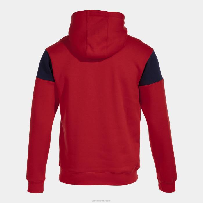 hr Joma pulover s kapuljačom ekipa v crvena tamnoplava 6FVN175 muškarci