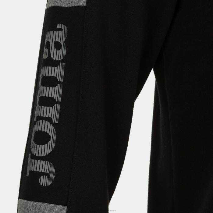 hr Joma pulover s kapuljačom street crna melange siva 6FVN3323 muškarci
