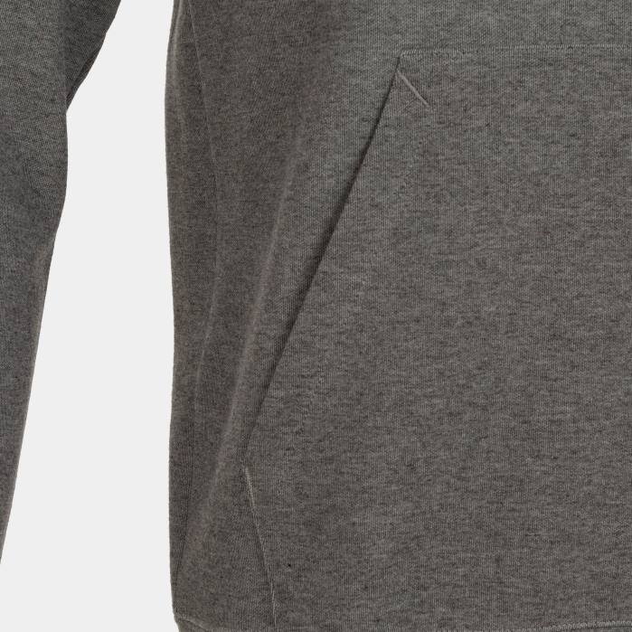 hr Joma pulover s kapuljačom street melange siva crna 6FVN1225 muškarci