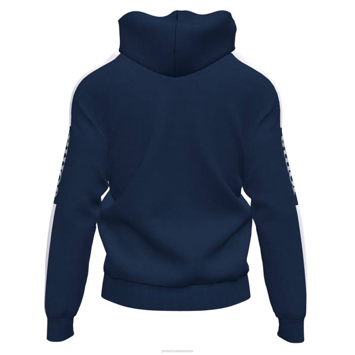 hr Joma pulover s kapuljačom street tamnoplava bijela 6FVN4263 muškarci