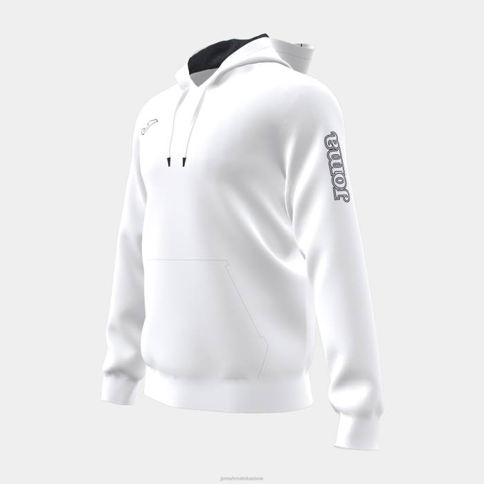 hr Joma pulover s kapuljačom urbana ulica bijela 6FVN1192 muškarci