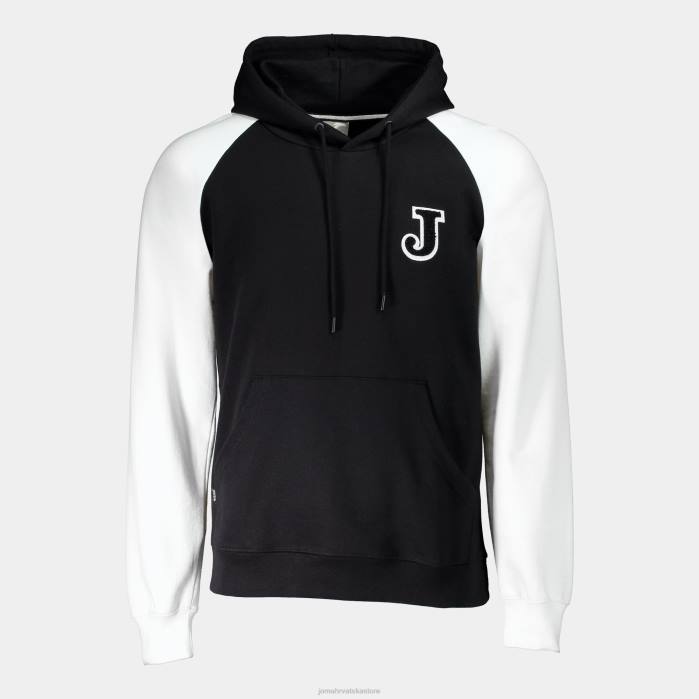hr Joma pulover s kapuljačom urbana ulica crno bijeli 6FVN1110 muškarci