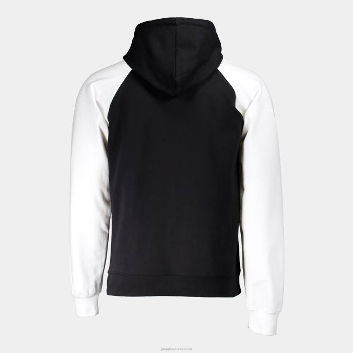hr Joma pulover s kapuljačom urbana ulica crno bijeli 6FVN1110 muškarci