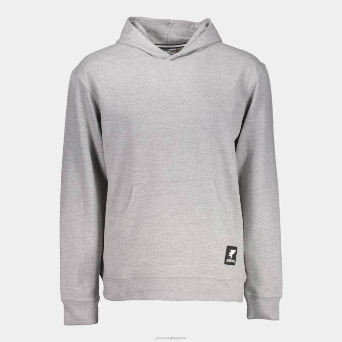 hr Joma pulover s kapuljačom urbana ulica melange siva 6FVN226 muškarci
