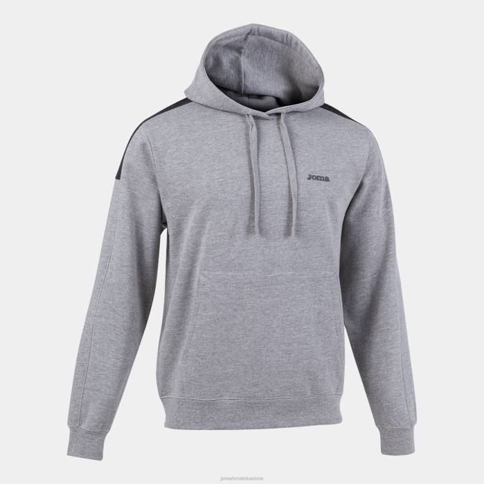 hr Joma pulover s kapuljačom urbana ulica melange siva 6FVN3316 muškarci