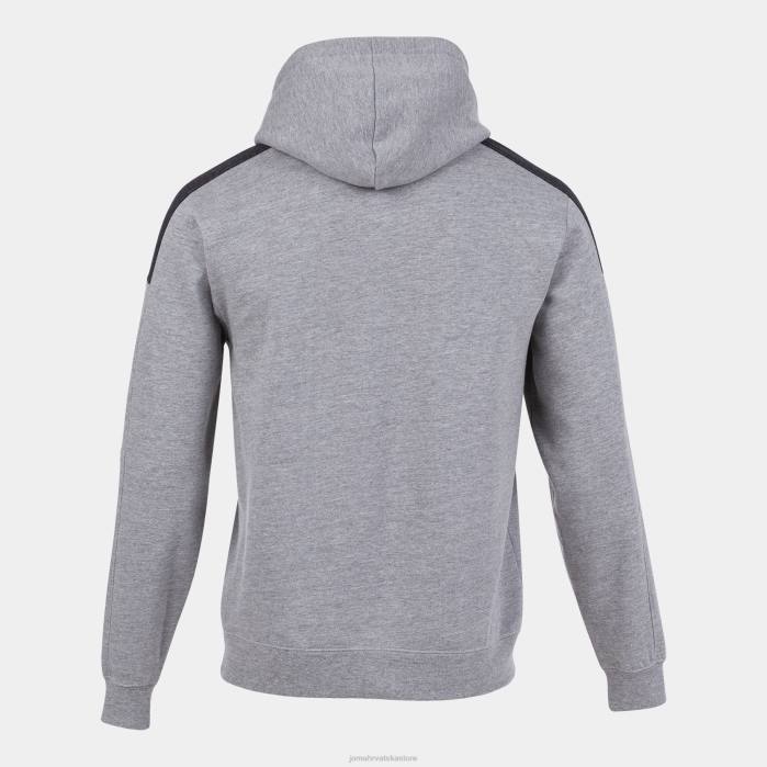hr Joma pulover s kapuljačom urbana ulica melange siva 6FVN3316 muškarci