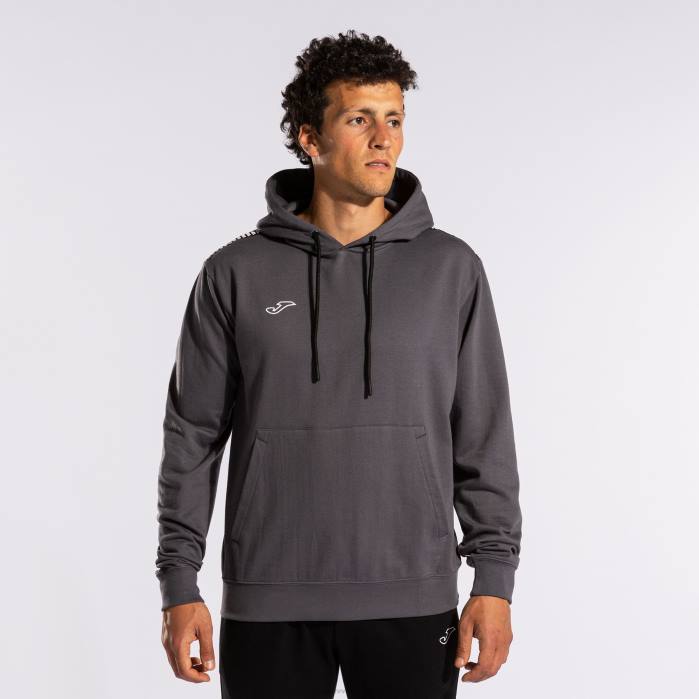 hr Joma pulover s kapuljačom urbana ulica tamno sivo 6FVN69 muškarci