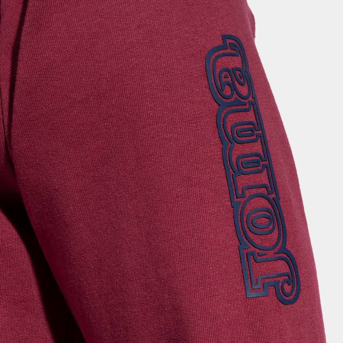 hr Joma pulover s kapuljačom urbana ulica tamnocrvena 6FVN874 muškarci
