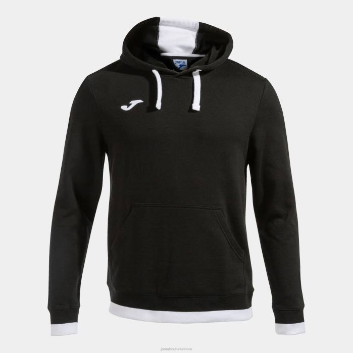 hr Joma udoban pulover s kapuljačom ii crno bijeli 6FVN3349 muškarci