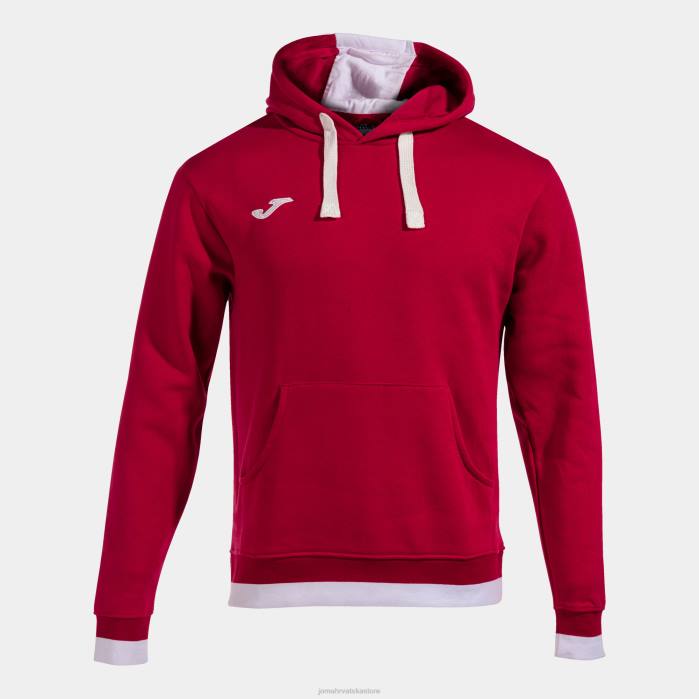 hr Joma udoban pulover s kapuljačom ii crveno bijelo 6FVN732 muškarci