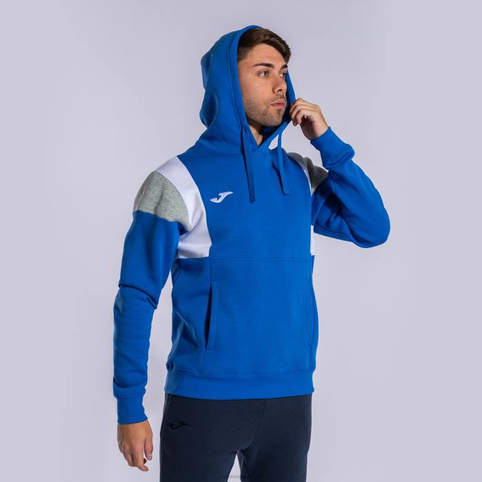 hr Joma udoban pulover s kapuljačom iii kraljevski plava 6FVN4651 muškarci