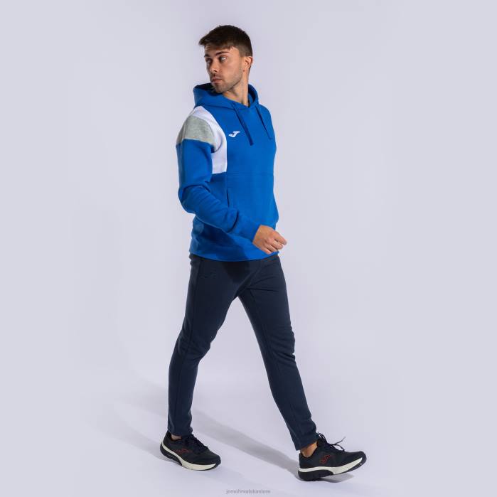 hr Joma udoban pulover s kapuljačom iii kraljevski plava 6FVN4651 muškarci