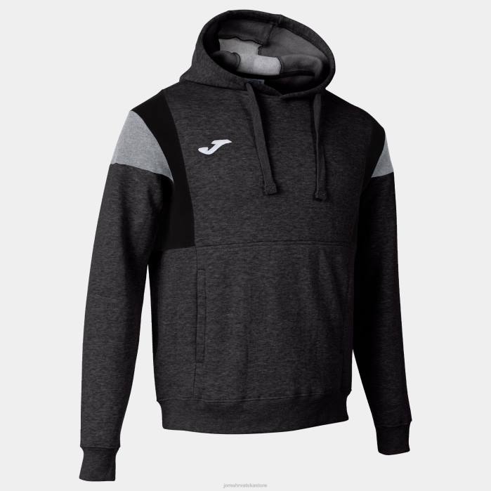 hr Joma udoban pulover s kapuljačom iii melange siva 6FVN4650 muškarci