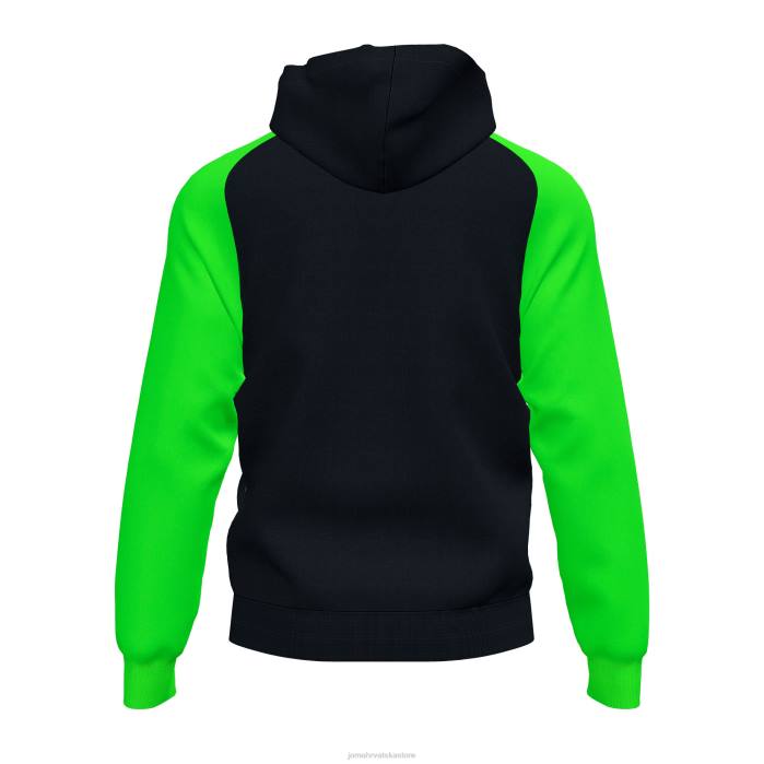 hr Joma jakna s kapuljačom akademija iv crna fluorescentno zelena 6FVN4252 muškarci