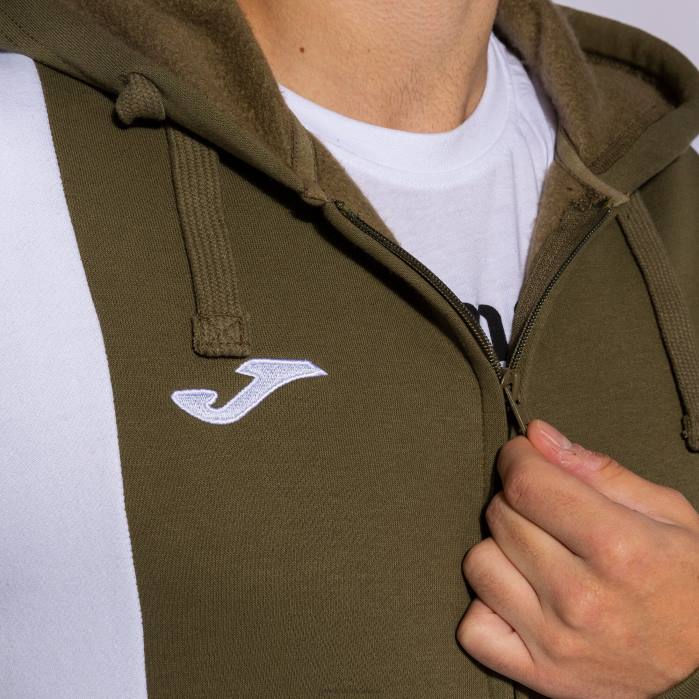 hr Joma jakna s kapuljačom confort iii kaki 6FVN713 muškarci
