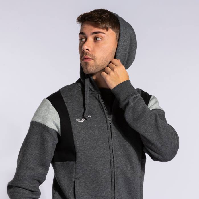 hr Joma jakna s kapuljačom confort iii melange siva 6FVN3078 muškarci